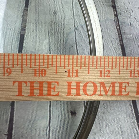 CALPHALON 11 1/2”‎ 11.5 Inch OD Round Replacement Glass Stainless Steel Lid - Picture 4 of 8